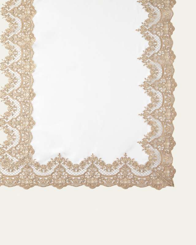 Antique Lace 72" x 144" Tablecloth & 12 Napkins
